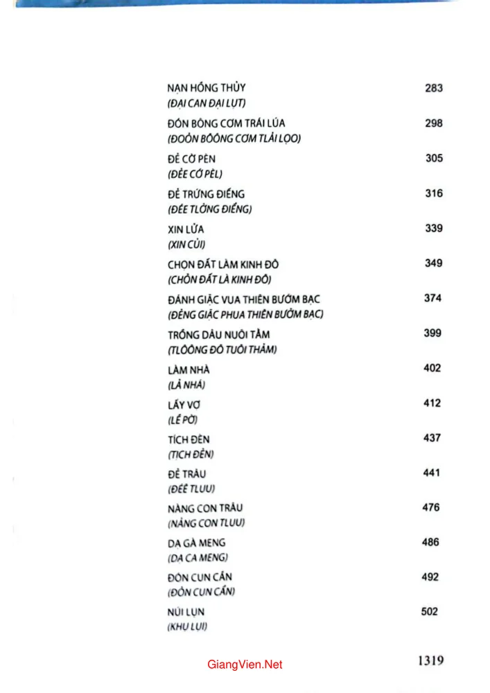 Trang 3 - Ảnh minh họa nội dung sách Đẻ đất đẻ nước và phong tục đạo lý nhân văn Mường