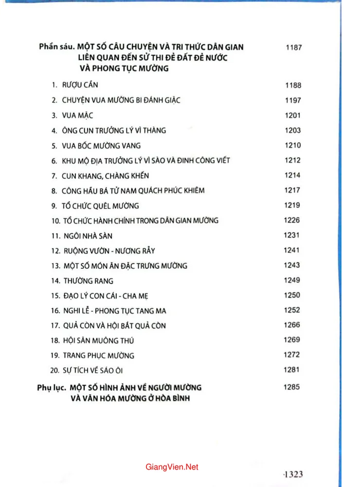 Trang 7 - Ảnh minh họa nội dung sách Đẻ đất đẻ nước và phong tục đạo lý nhân văn Mường