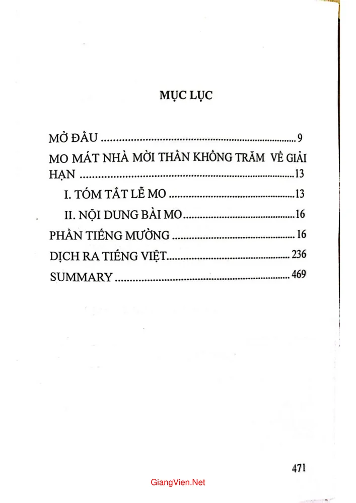 Trang 1 - Ảnh minh họa nội dung sách Mo Mường tập 3