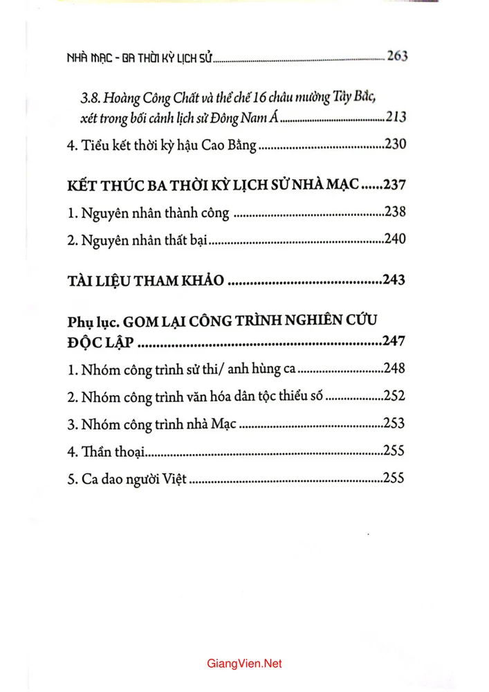 Trang 7 - Ảnh minh họa nội dung sách Nhà Mạc 3 thời ký lịch sử