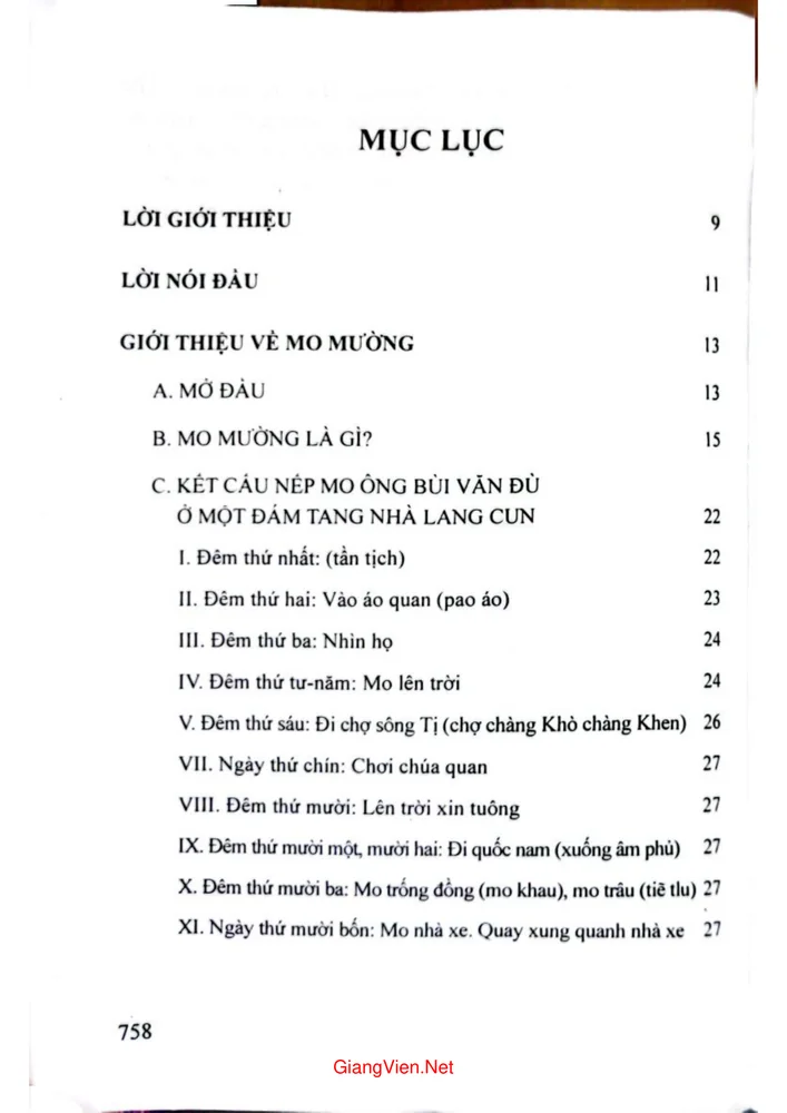 Trang 1 - Ảnh minh họa nội dung sách Mo Mường tập 1