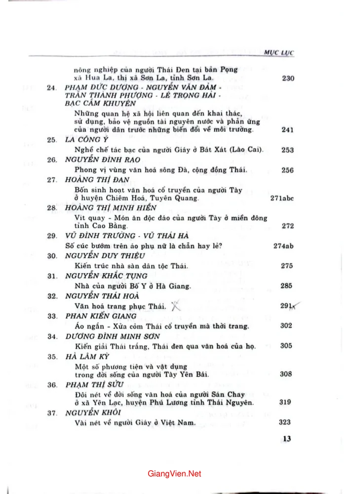 Trang 3 - Ảnh minh họa nội dung sách Văn hóa và lịch sử các dân tộc trong nhóm ngôn ngữ Thái Việt Nam