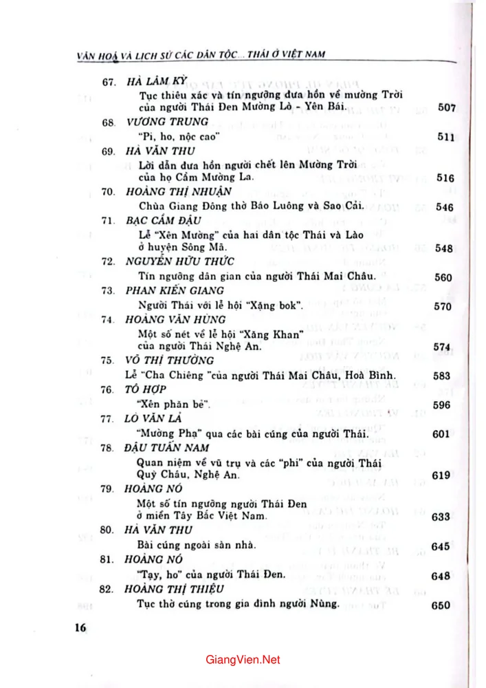 Trang 6 - Ảnh minh họa nội dung sách Văn hóa và lịch sử các dân tộc trong nhóm ngôn ngữ Thái Việt Nam
