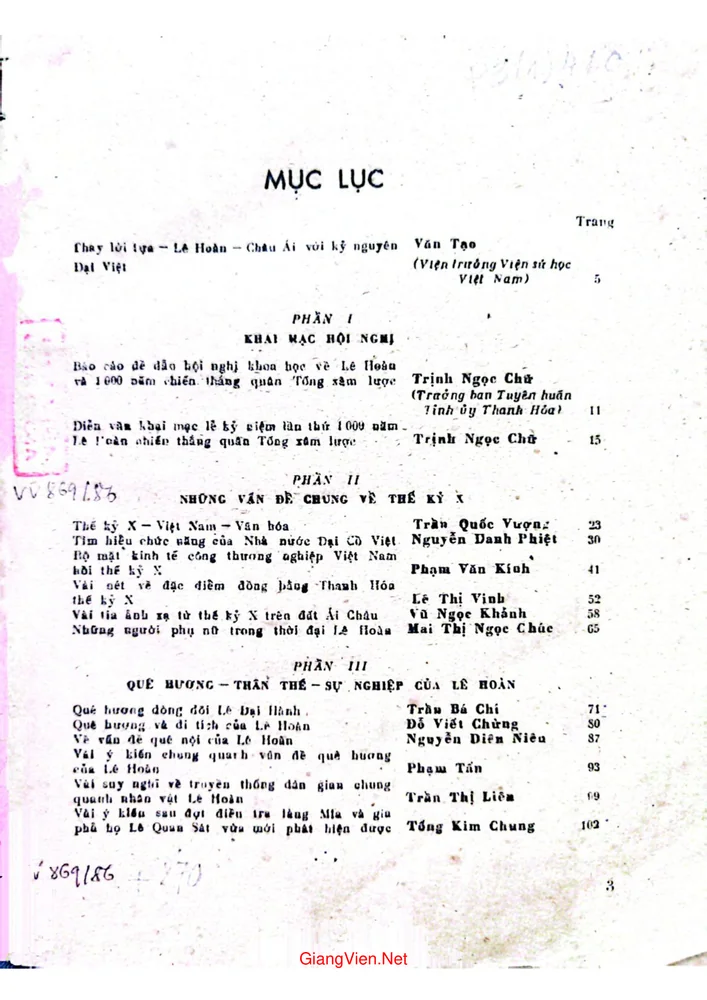 Trang 1 - Ảnh minh họa nội dung sách Lê Hoàn và 1000 năm chiến thắng quân Tống xâm lược 981 đến 1981