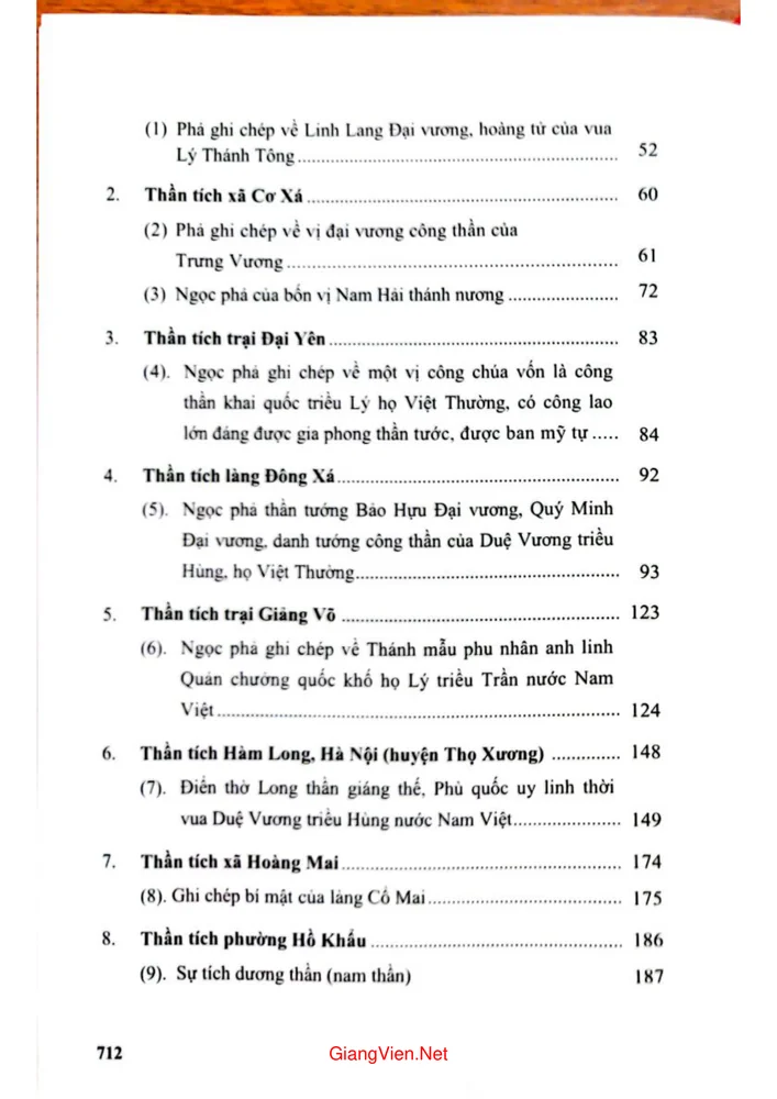 Trang 2 - Ảnh minh họa nội dung sách Tư liệu văn hiến Thăng Long thần tích Hà Nội