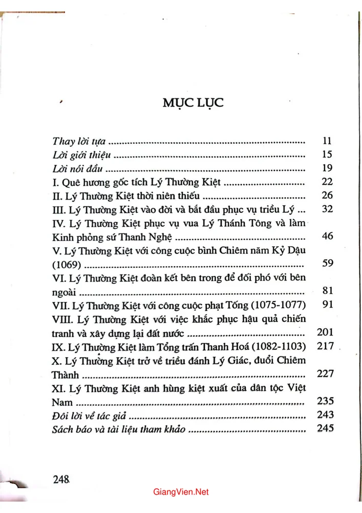 Trang 1 - Ảnh minh họa nội dung sách Lý Thường Kiệt con người và sự nghiệp