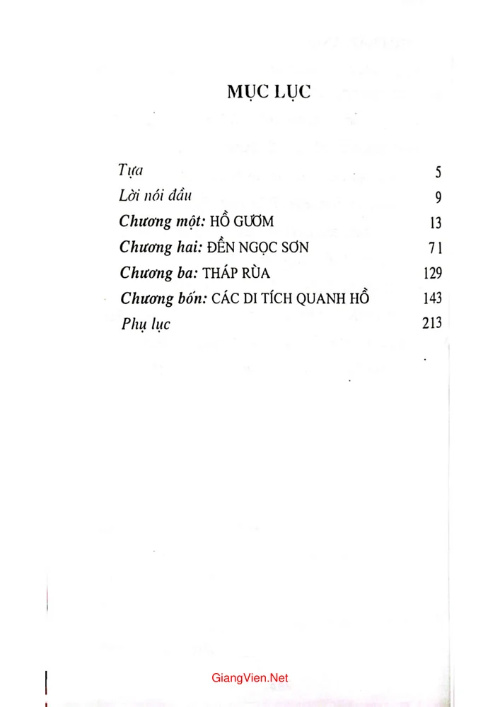 Trang 1 - Ảnh minh họa nội dung sách Hồ Hoàn Kiếm và đền Ngọc Sơn