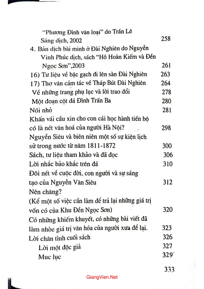 Trang 5 - Ảnh minh họa nội dung sách Tháp bút đài nghiên đình Trấn Ba