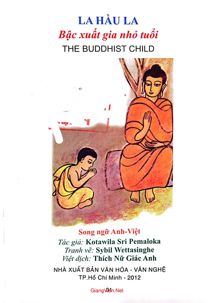 Trang 1 - Ảnh minh họa nội dung sách La Hầu La bậc xuất gia nhỏ tuổi