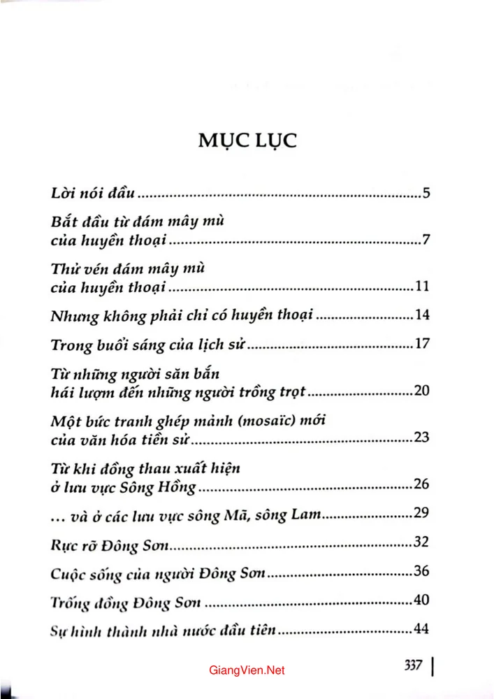 Trang 1 - Ảnh minh họa nội dung sách Sự sinh thành Việt Nam