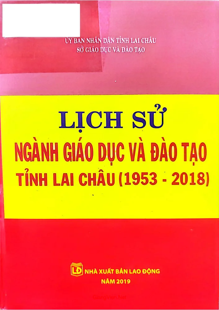 Lịch sử Giáo dục và đào tạo tỉnh Lai Châu 1953 - 2018