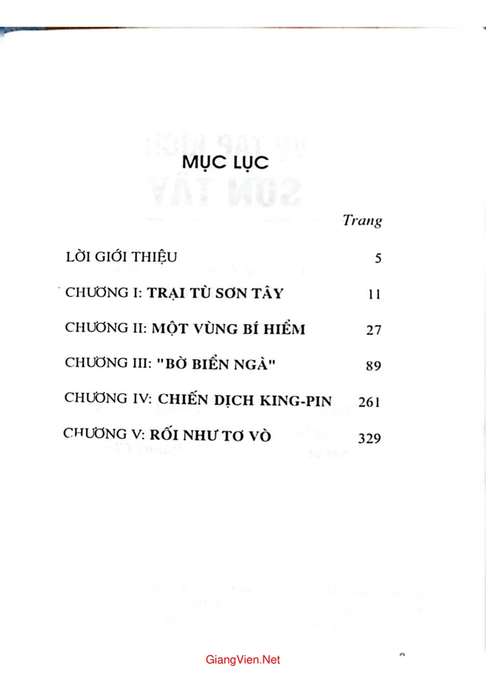 Trang 1 - Ảnh minh họa nội dung sách Vụ tập kích Sơn Tây