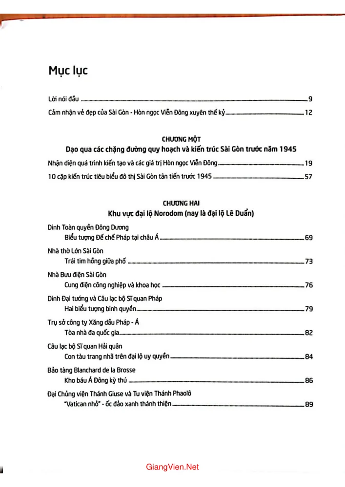 Trang 1 - Ảnh minh họa nội dung sách Kiến trúc Pháp, Đông dương dấu tích hòn ngọc Viễn Đông