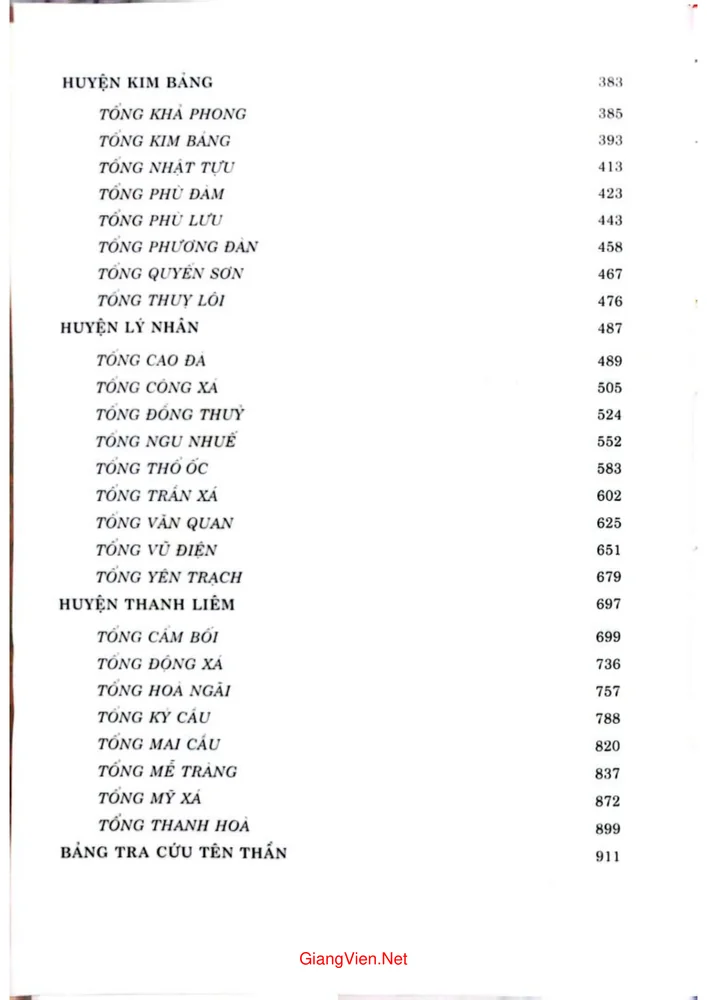 Trang 2 - Ảnh minh họa nội dung sách Thần tích thần sắc Hà Nam