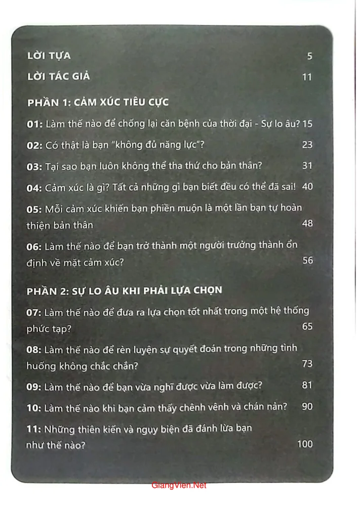 Trang 1 - Ảnh minh họa nội dung sách Hiểu tâm lý để làm chủ cảm xúc