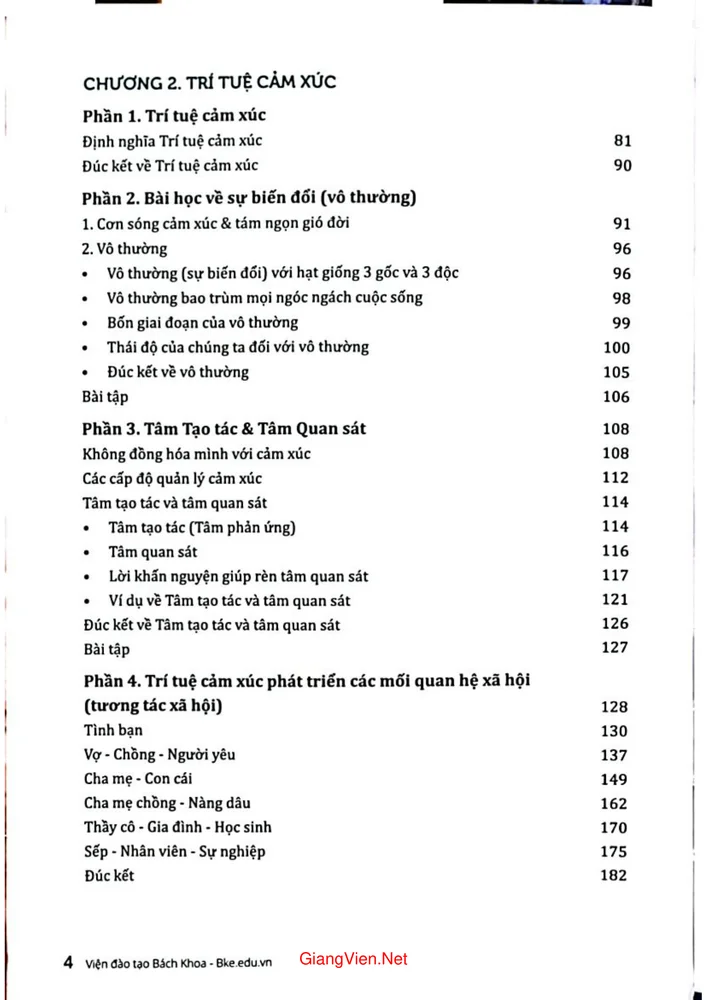 Trang 2 - Ảnh minh họa nội dung sách Cội nguồn trí tuệ cảm xúc giải mã vũ trụ bên trong bạn