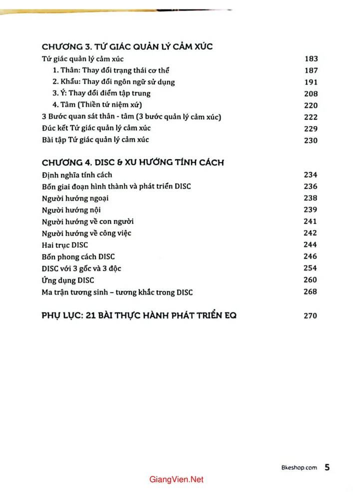 Trang 3 - Ảnh minh họa nội dung sách Cội nguồn trí tuệ cảm xúc giải mã vũ trụ bên trong bạn