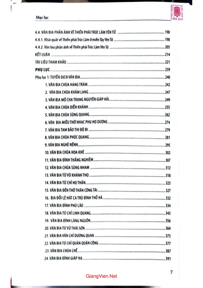 Trang 3 - Ảnh minh họa nội dung sách Văn bia Bắc Giang