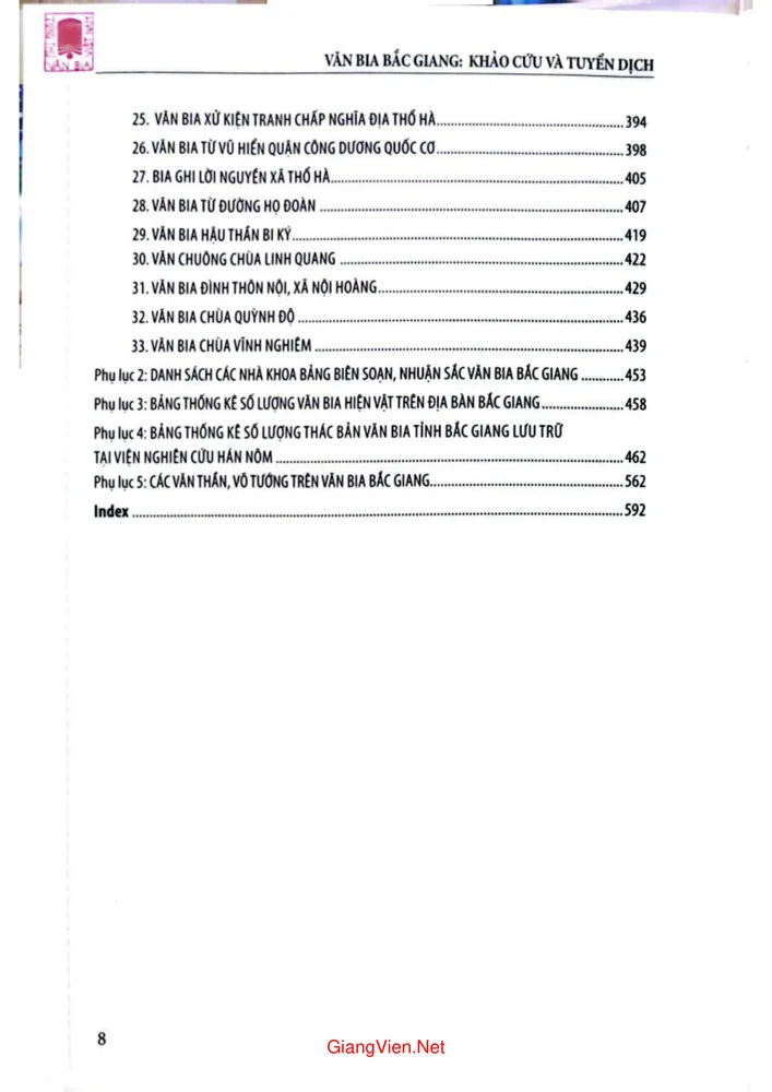 Trang 4 - Ảnh minh họa nội dung sách Văn bia Bắc Giang