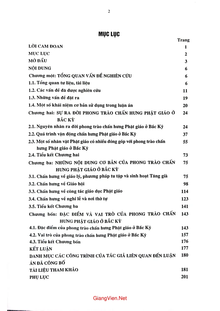 Trang 1 - Ảnh minh họa nội dung sách Phong trào chấn hưng Phật giáo ở Bắc kỳ