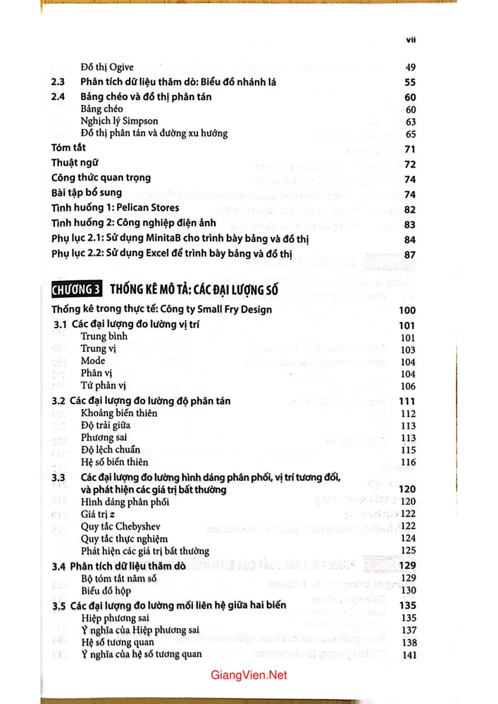 Trang 2 - Ảnh minh họa nội dung sách Thống kê trong kinh tế và kinh doanh 