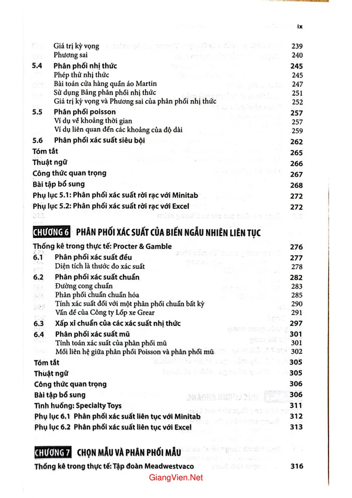 Trang 4 - Ảnh minh họa nội dung sách Thống kê trong kinh tế và kinh doanh 