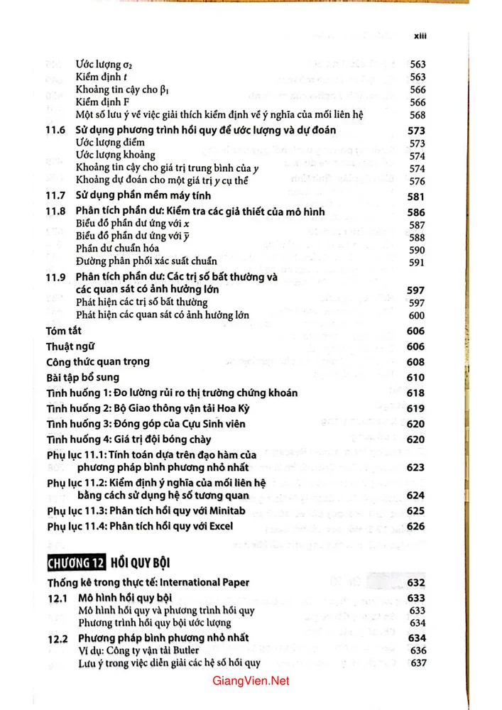 Trang 8 - Ảnh minh họa nội dung sách Thống kê trong kinh tế và kinh doanh 