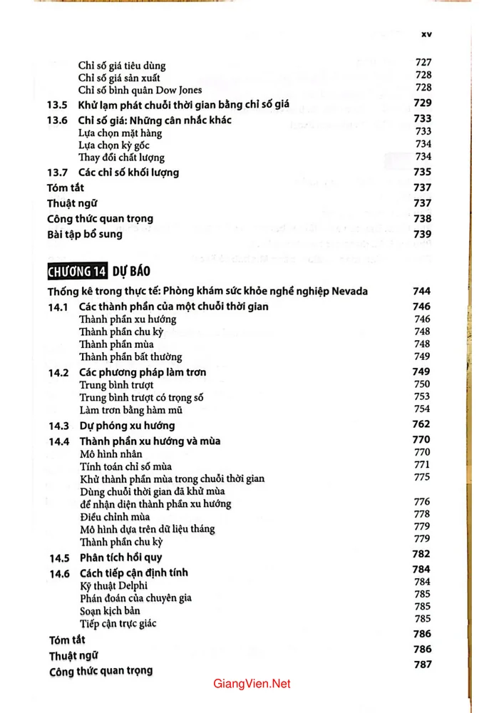 Trang 10 - Ảnh minh họa nội dung sách Thống kê trong kinh tế và kinh doanh 