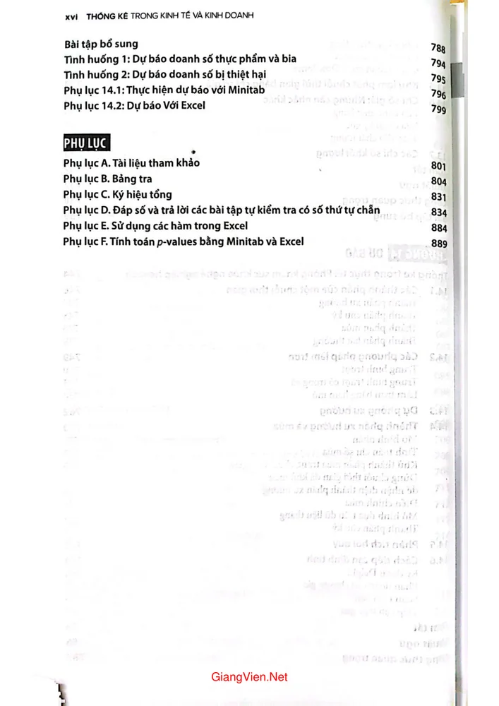 Trang 11 - Ảnh minh họa nội dung sách Thống kê trong kinh tế và kinh doanh 