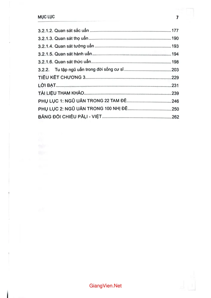 Trang 3 - Ảnh minh họa nội dung sách Ngũ uẩn và pháp hành thiền tuệ trong A Tỳ Đàm