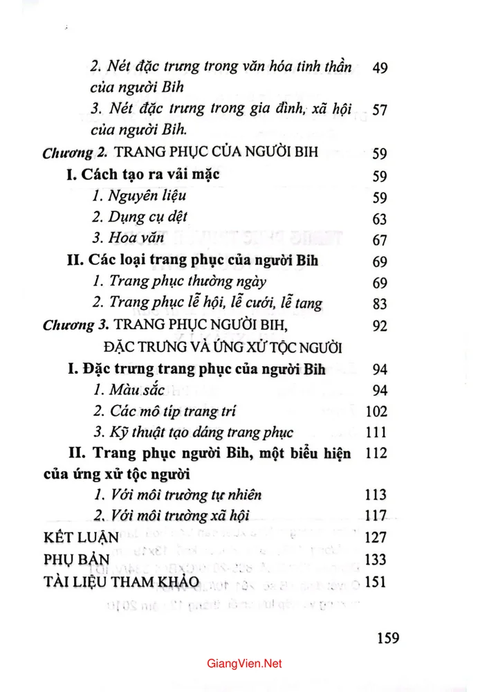 Trang 2 - Ảnh minh họa nội dung sách Trang phục truyền thống của người BIH