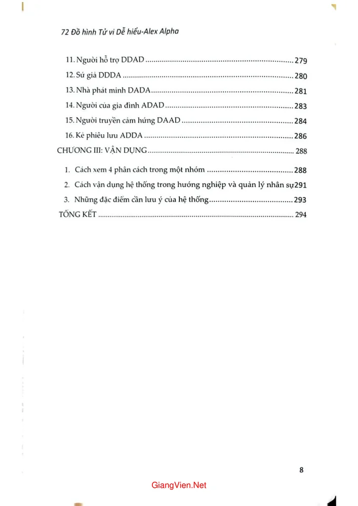 Trang 6 - Ảnh minh họa nội dung sách 72 đồ hình tử vi dễ hiểu