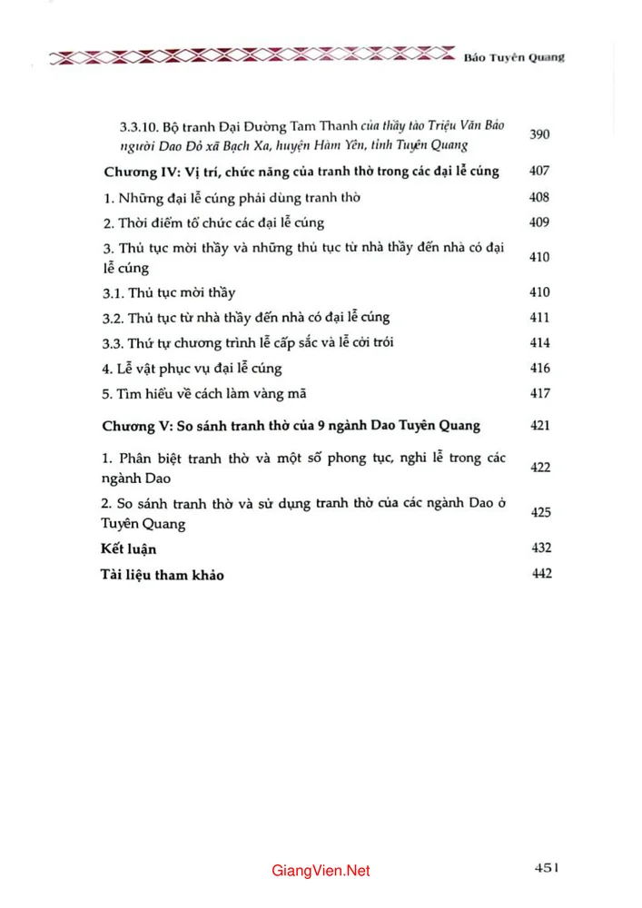 Trang 5 - Ảnh minh họa nội dung sách Tranh thờ người Dao