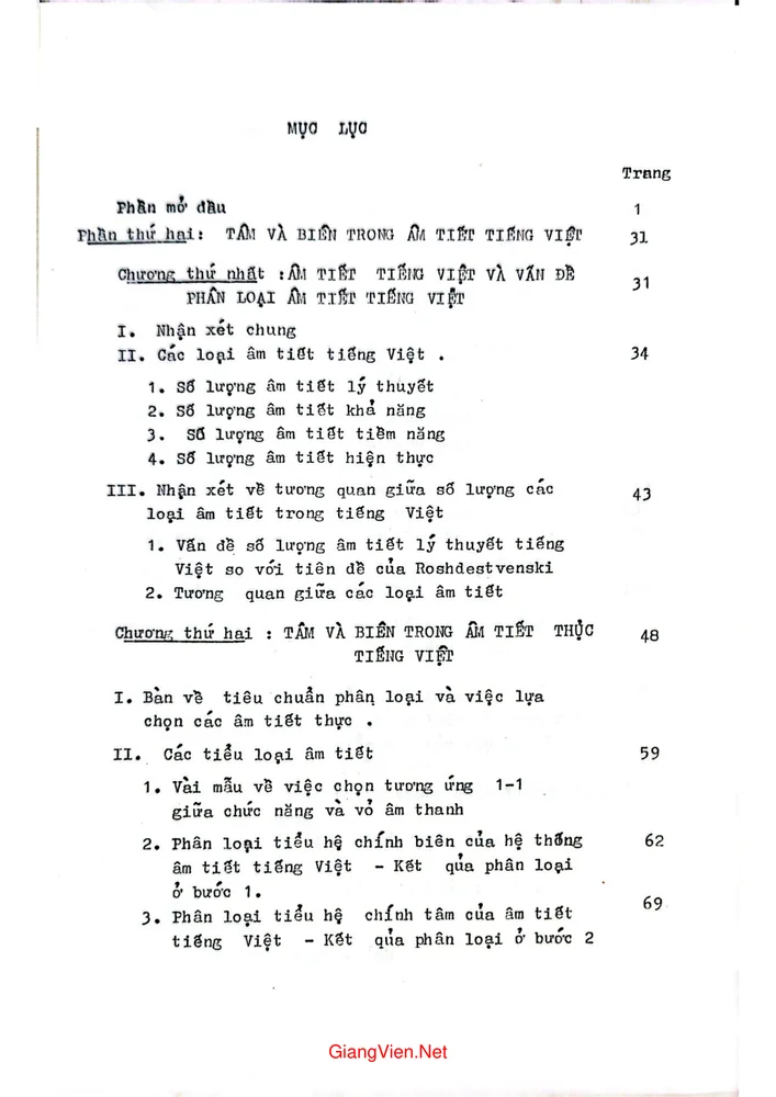 Trang 1 - Ảnh minh họa nội dung sách Dùng lý thuyết tâm - biên cho nghiên cứu âm vị học tiếng Việt