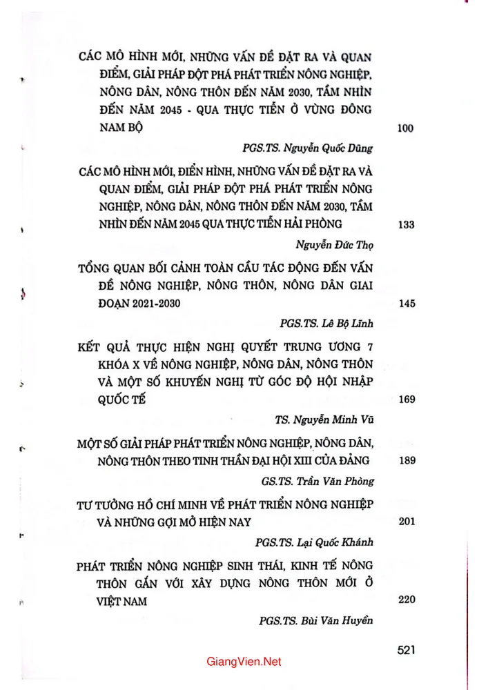 Trang 2 - Ảnh minh họa nội dung sách Xây dựng nông nghiệp, sinh thái, nông thôn hiện đại, nông dân văn minh