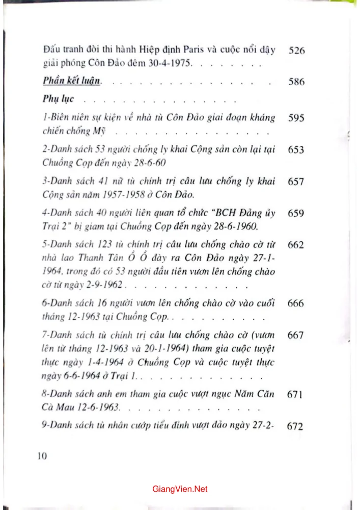 Trang 4 - Ảnh minh họa nội dung sách Côn Đảo 6.694 ngày đêm