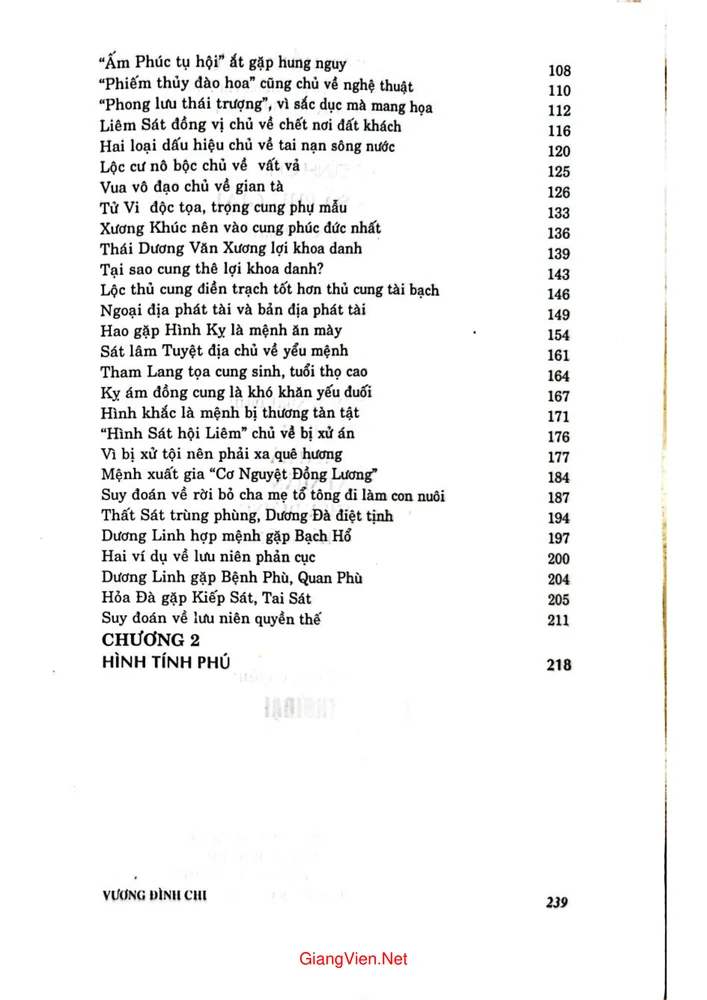 Trang 2 - Ảnh minh họa nội dung sách Tử vi đẩu số phú giải