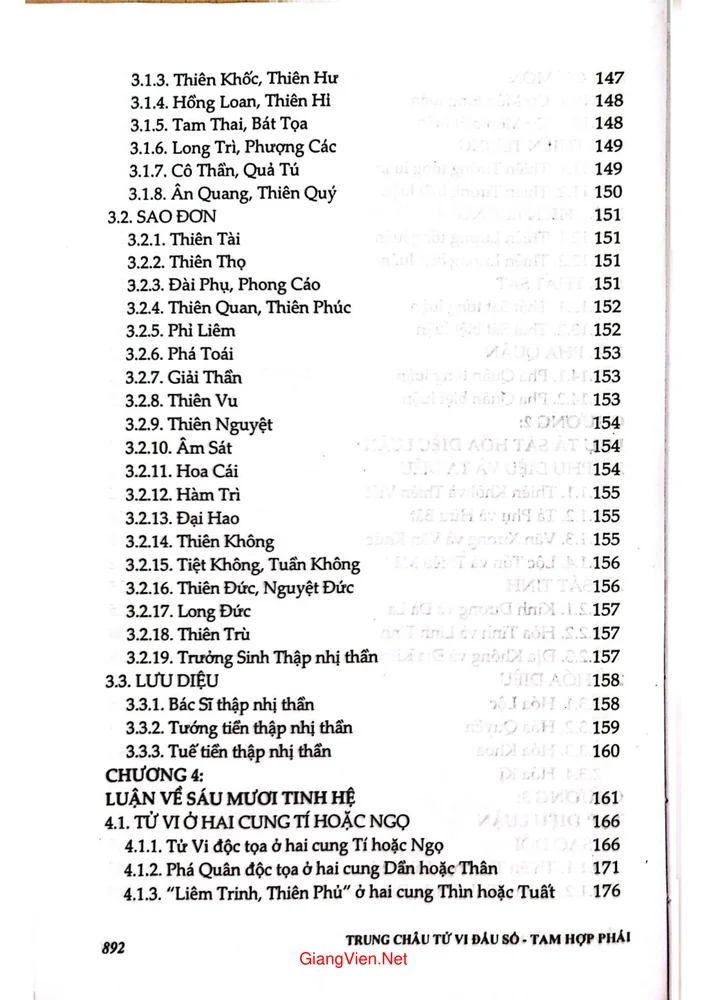 Trang 3 - Ảnh minh họa nội dung sách Trung châu tử vi đầu số tam hợp phái (tập 2)