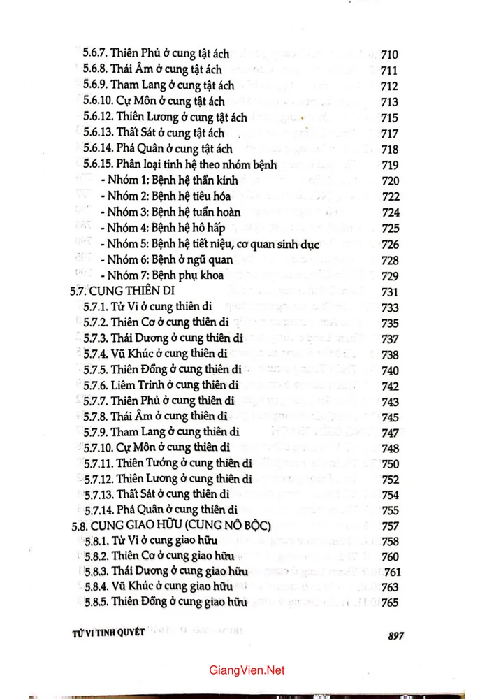 Trang 8 - Ảnh minh họa nội dung sách Trung châu tử vi đầu số tam hợp phái (tập 2)