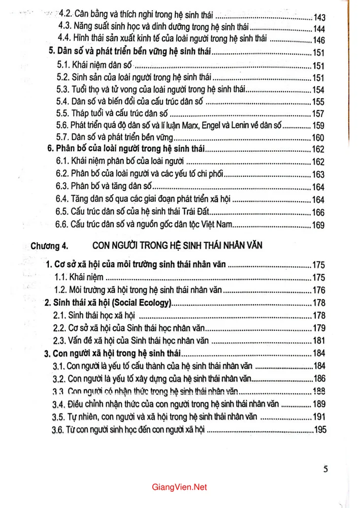 Trang 3 - Ảnh minh họa nội dung sách Môi trường và con người sinh thái học nhân văn