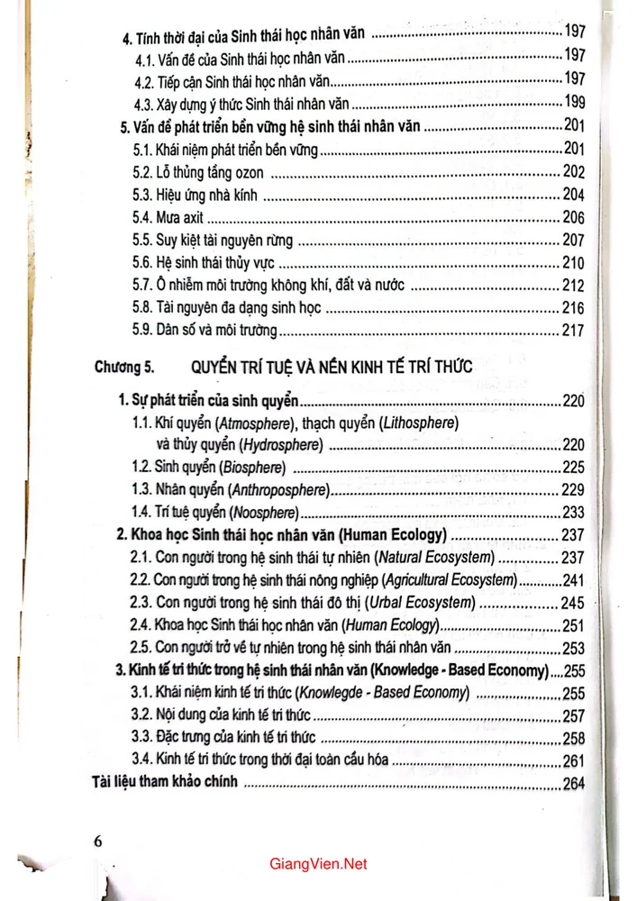 Trang 4 - Ảnh minh họa nội dung sách Môi trường và con người sinh thái học nhân văn