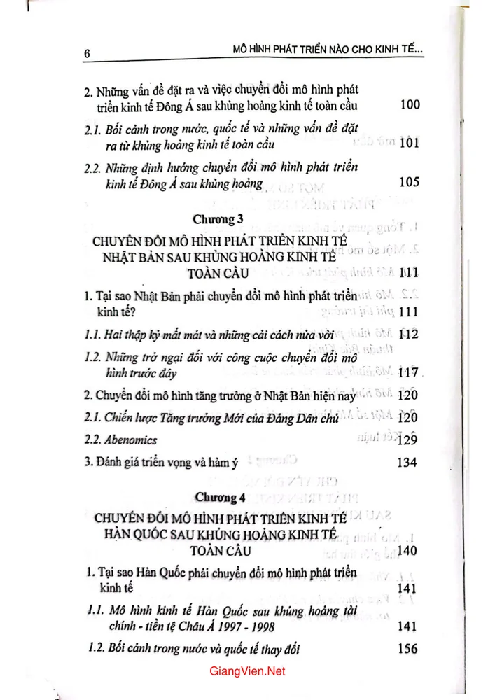 Trang 2 - Ảnh minh họa nội dung sách Mô hình phát triển nào cho kinh tế Đông Nam Á sau khủng hoảng kinh tế toàn cầu