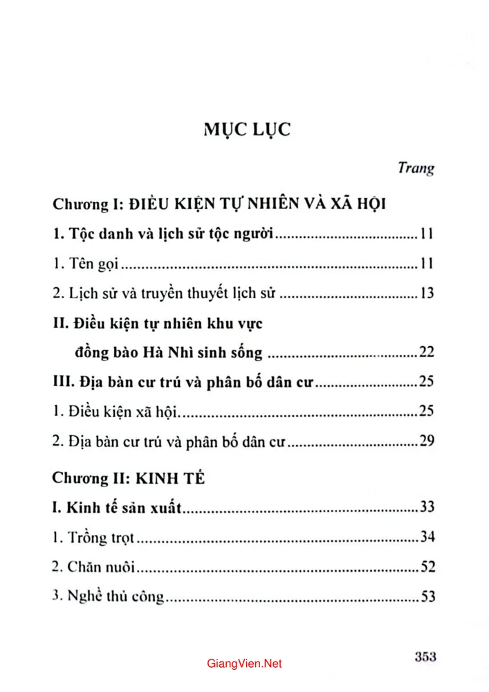 Trang 1 - Ảnh minh họa nội dung sách Văn hóa dân gian dân tộc Hà Nhì