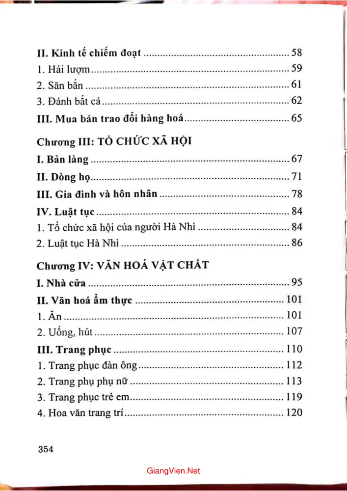 Trang 2 - Ảnh minh họa nội dung sách Văn hóa dân gian dân tộc Hà Nhì