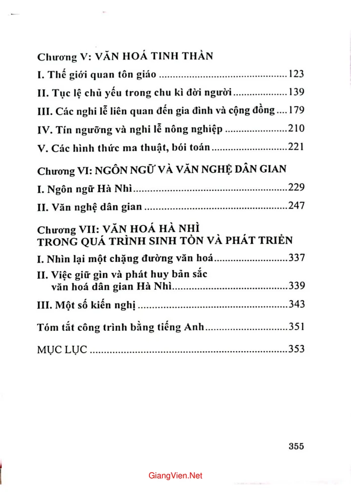 Trang 3 - Ảnh minh họa nội dung sách Văn hóa dân gian dân tộc Hà Nhì