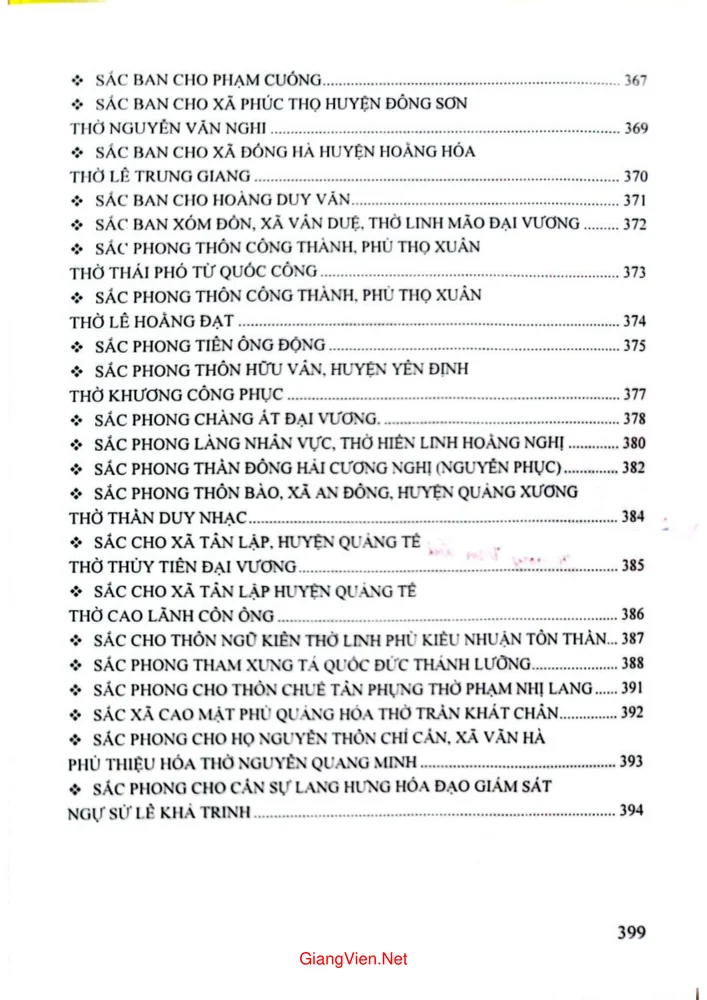 Trang 5 - Ảnh minh họa nội dung sách Thần tích thần sắc Thanh Hóa, tập 2