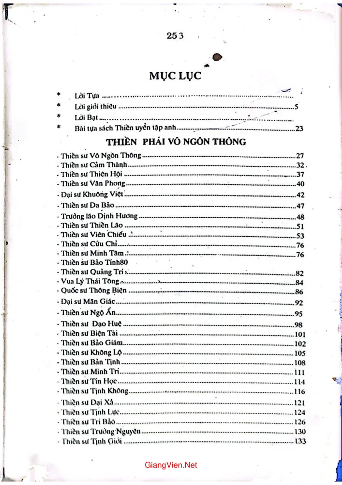 Trang 1 - Ảnh minh họa nội dung sách Thiền uyển tập anh (anh tú vườn thiền)