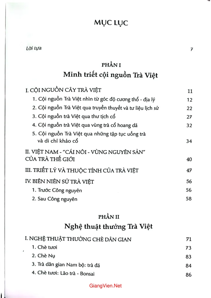 Trang 1 - Ảnh minh họa nội dung sách Văn minh trà Việt