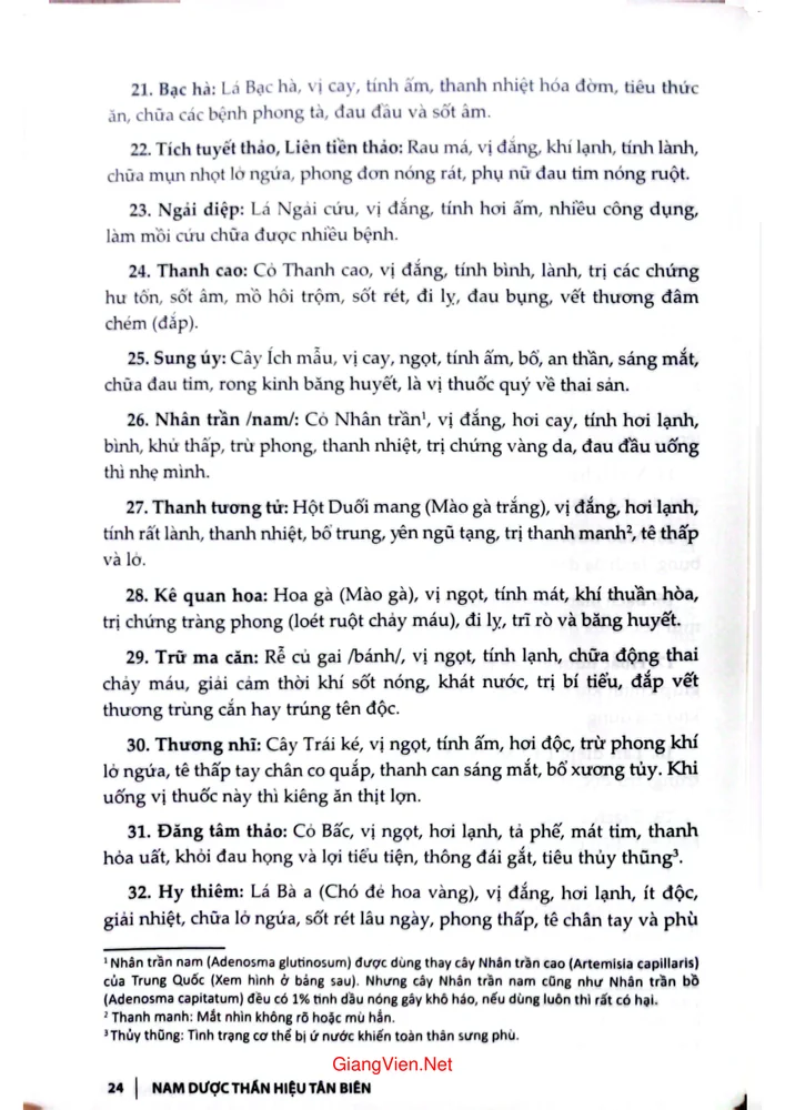 Trang 10 - Ảnh minh họa nội dung sách Nam dược thần hiệu