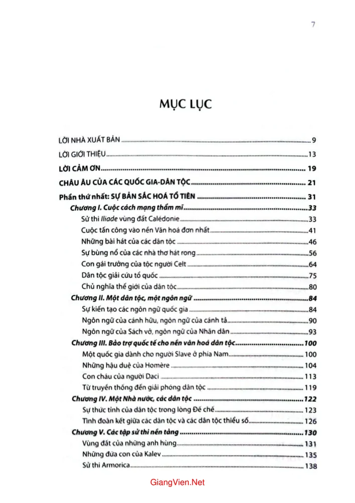 Trang 1 - Ảnh minh họa nội dung sách Sự tạo thành bản sắc dân tộc Châu âu, thế kỷ XVIII đến thế kỷ XX xuất bản 2025